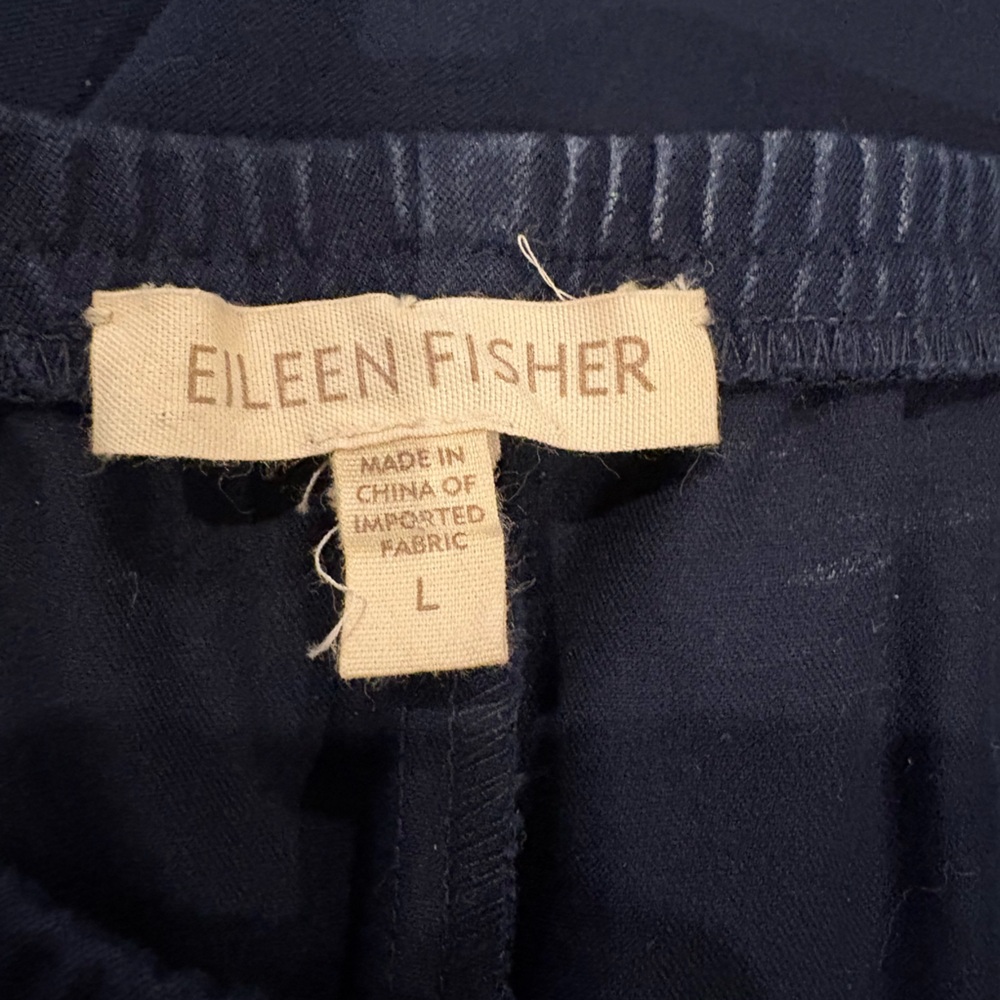 Eileen Fisher  Deep Blue Dress Pants - Picture 5 of 13